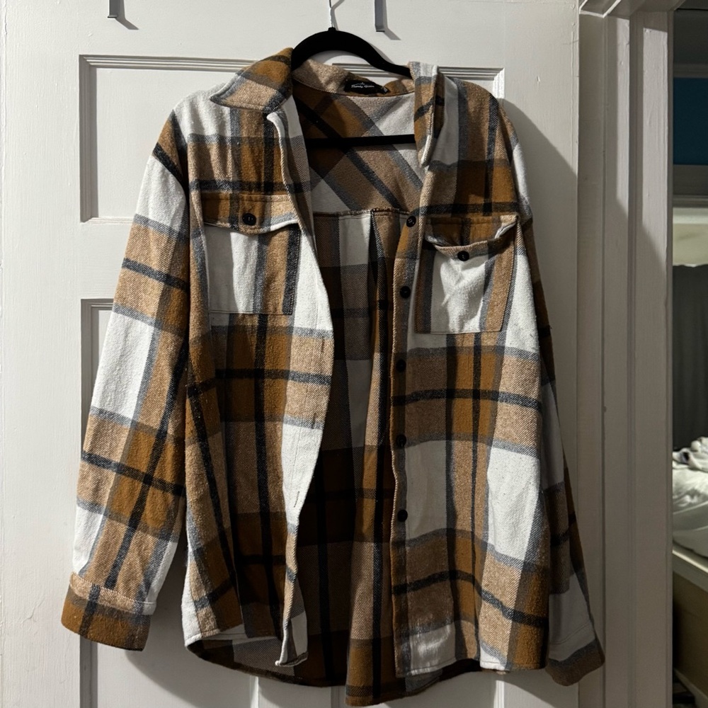 Brown Plaid flannel